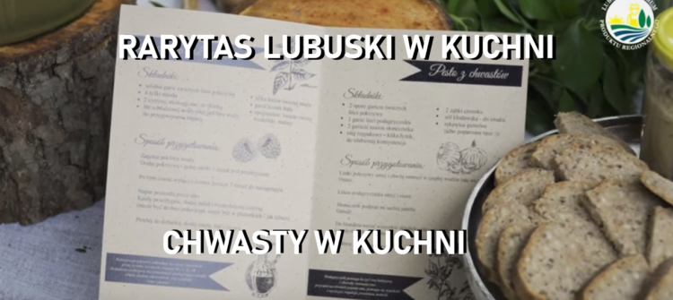 Trzeci film z cyklu pokazów kulinarnych ,,Rarytas Lubuski w kuchni” – Chwasty w kuchni; Gospodarstwo Malinówka