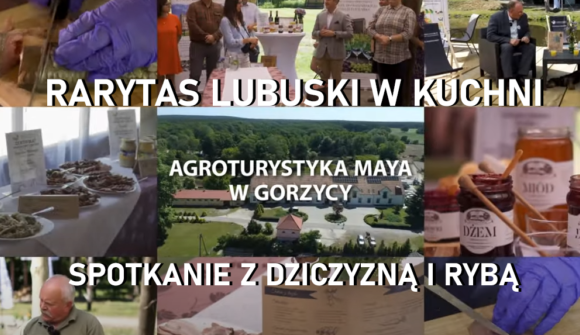 Zajawka filmu ,,Rarytas Lubuski w kuchni” – spotkanie z dziczyzną i rybą, Agroturystyka Maya