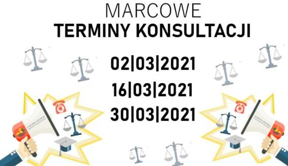 Marcowe terminy konsultacji z Ekspertem!