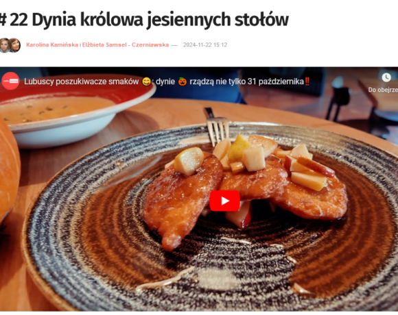 „NOWY ODCINEK „LUBUSKICH POSZUKIWACZY SMAKÓW”!