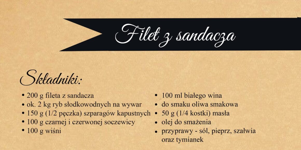 Sandacz na Wigilijnym stole