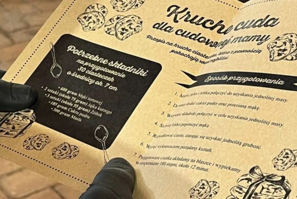 Przepis na kruche ciasteczka Piekarni-Cukierni ANTERS