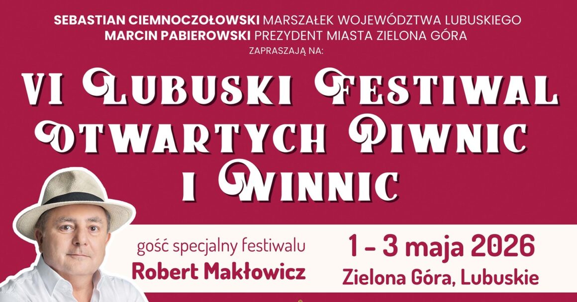VI Lubuski Festiwal Otwartych Piwnic i Winnic czas start!