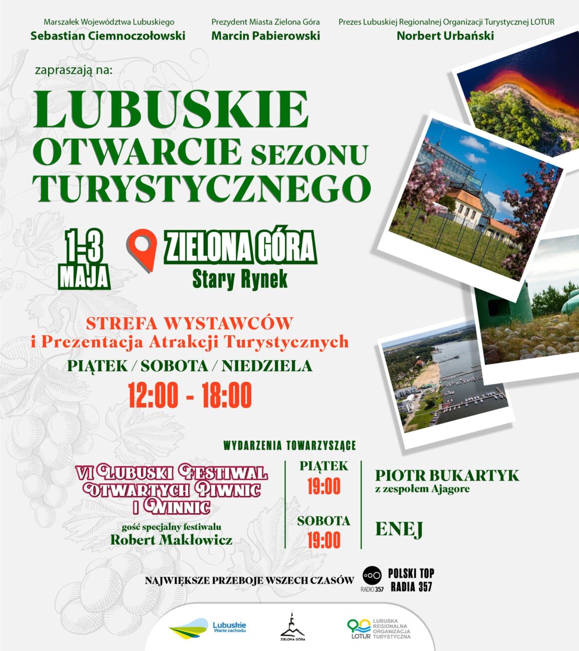 VI Lubuski Festiwal Otwartych Piwnic i Winnic i otwarcie sezonu turystycznego 2026