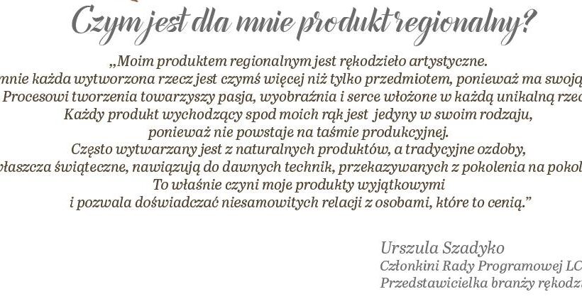 Czym jest dla Was produkt regionalny?
